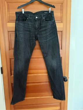 Bonobos Men's Black Straight Jeans - 35x36